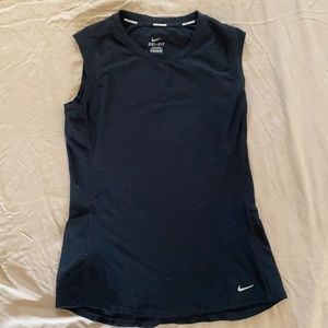 Nike Medium WMN Muscle Tank Black Pockets Run